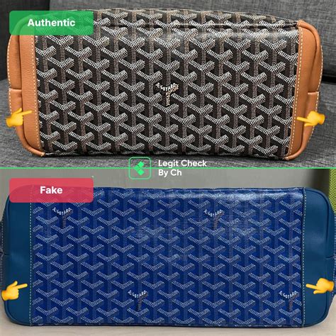 real vs fake goyard phone case|are goyard bags real.